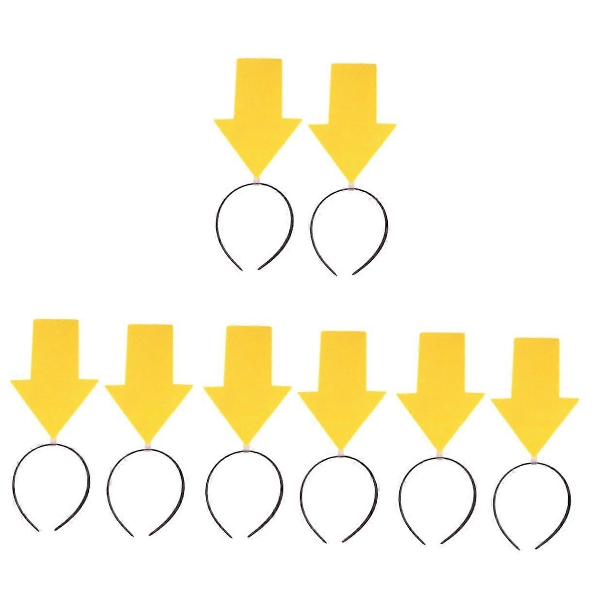 Pack of 8 Funny Headbands with Arrow and Mouse Ears for Costume Parties and Hair Styling