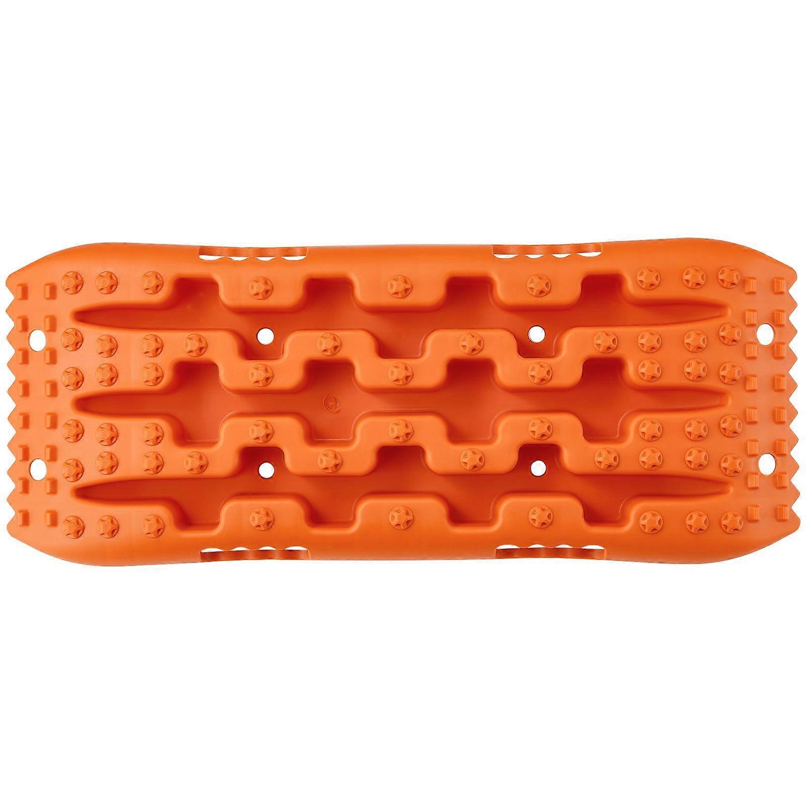 Πίνακες έλξης 10 TON με υλικό PP, πίνακες ανάκτησης για οχήματα εκτός δρόμου / αυτοκίνητα / pickups / SUV / RV, τσάντα αποθήκευσης, κοντό, πορτοκαλί