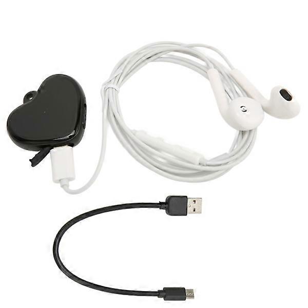 Hanging Recording Device Intelligent HD Noise Reduction Voice Control Loop Cover Recording Mini MP3 Recorder 64G