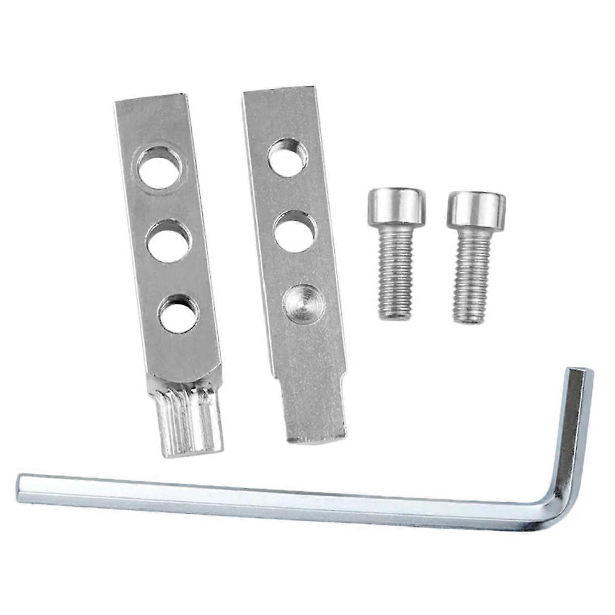 Broken Screw Extractor Set for Faucet and Pipe Thread Removal, Multifunctional Silver Steel Tool, Compatible with Standard Sizes