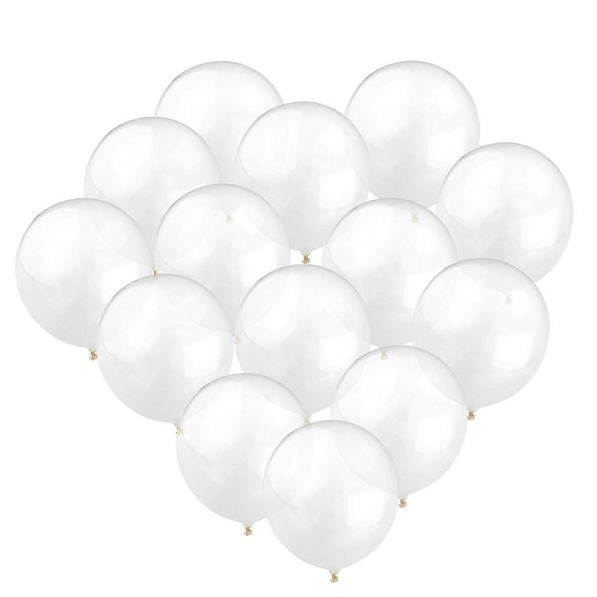 White Thickened Latex Balloons for Decoration Perfect for Weddings Parties and Celebrations 12 Inch