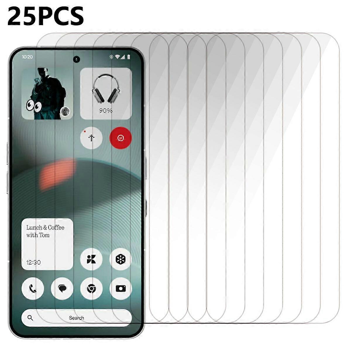 TKdaddy 25Pcs For Nothing Phone (3) 5G 強化ガラス高解像度スクリーンプロテクターフィルム