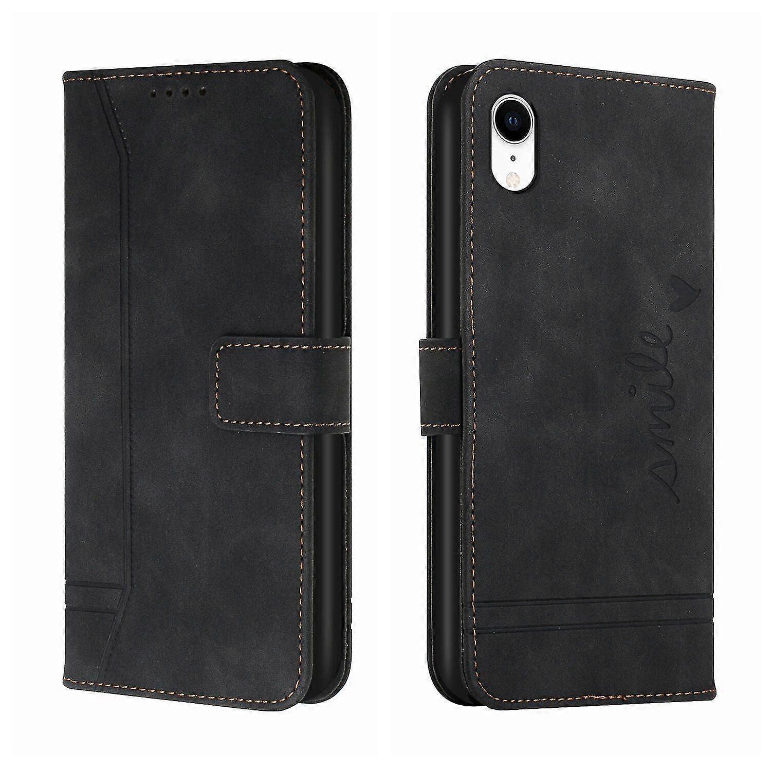 Leather Magnetic Closure Case with Flip Wallet Stand Function Cover f