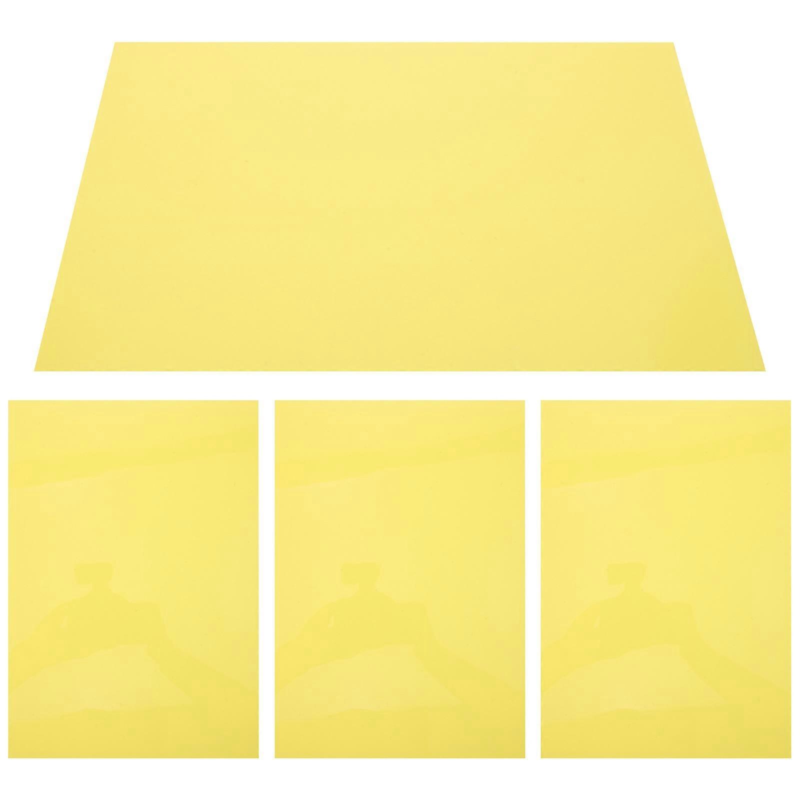 4 Sheets Durable Cuttable Heat Shrink Material for DIY Handicraft Making