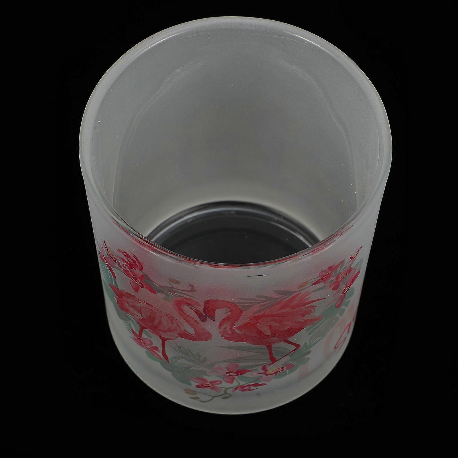 Flamingo Glass Candle Holder Elegant Tealight Cup for Weddings, Banquets & Romantic Dinners Stylish Decor Accessory