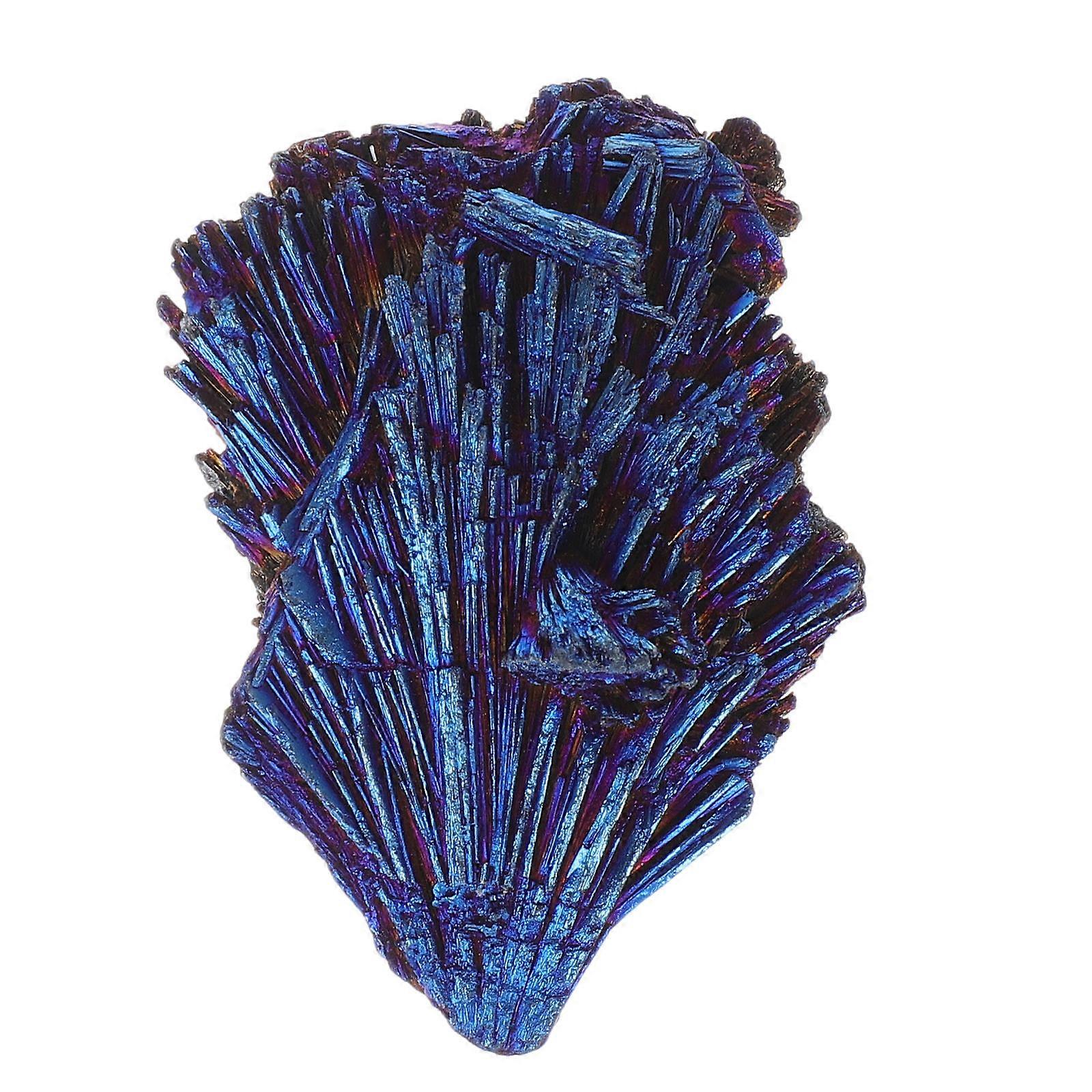 Electroplated Design Natural Quartz Crystal Cluster For Home Office Decoration Multi Colored 1Pcs Aesthetic Display