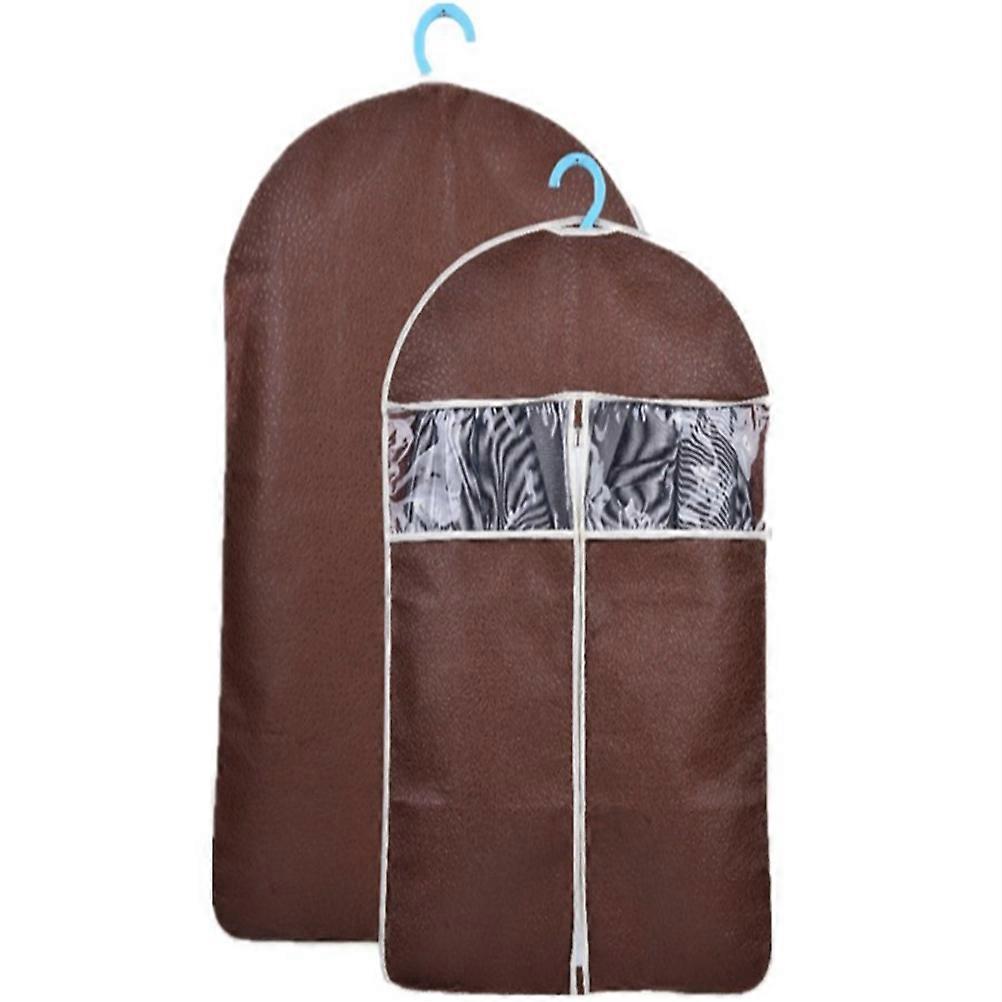 Here's a refined and professional product description for your **High End Embossed Non Woven Garment Cover with Transparent Window**:
###