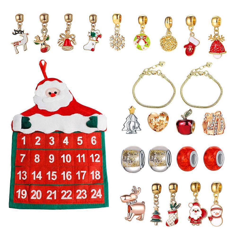 25Pcs Charming Christmas Gift Set Comprising Cloth Bags Perfect For Children And Game Props With Multi-Colored Design To Enhance Fun Activities