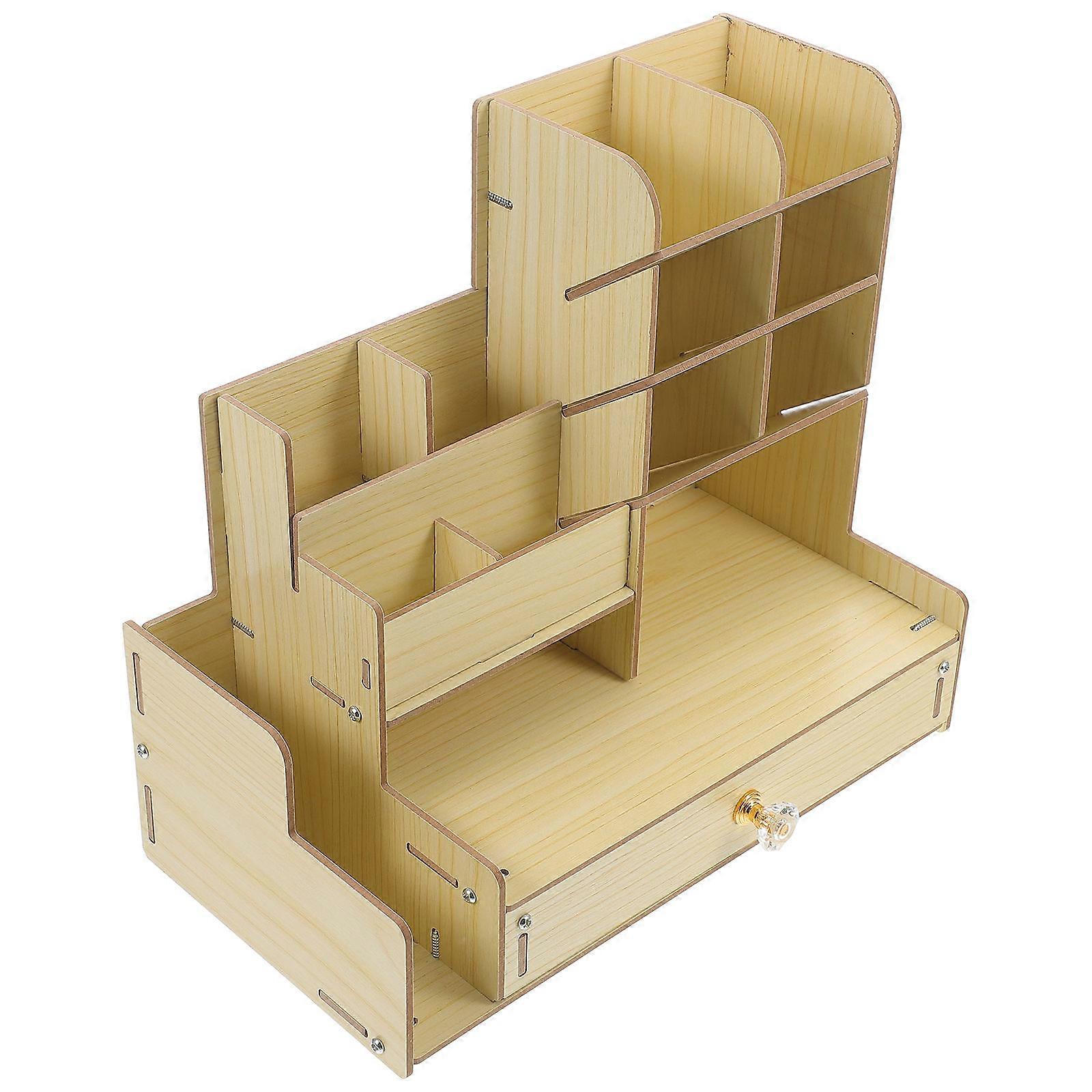 Compact Desk Organizer with Multi Compartment Storage for Pencils, Markers & Stationery – Stylish Office Supply for Home, Study & Classroom Use