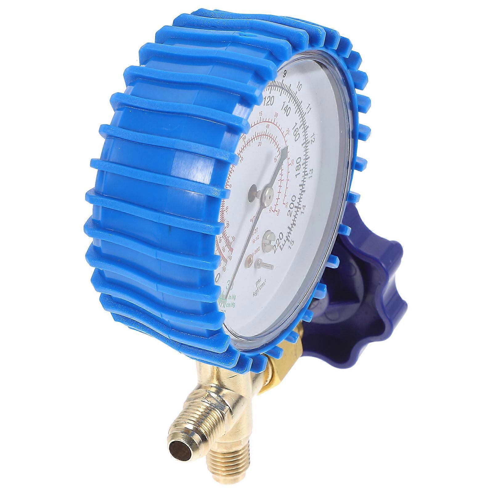 Refrigerant Recharge Gauge with High Precision Measurement for Car AC Repairs Made of Iron 12oz