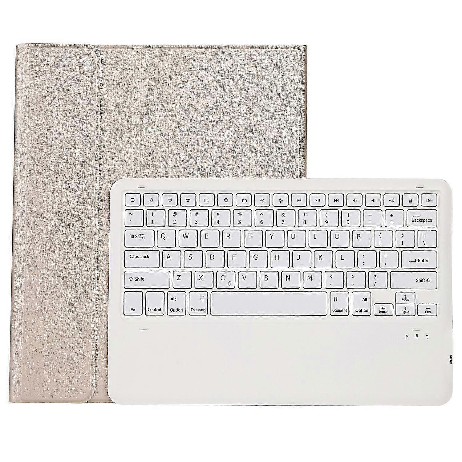 A14B For iPad Pro 13 (2024) Bluetooth Keyboard Cover with Pen Slot Ultra Thin Tablet Case