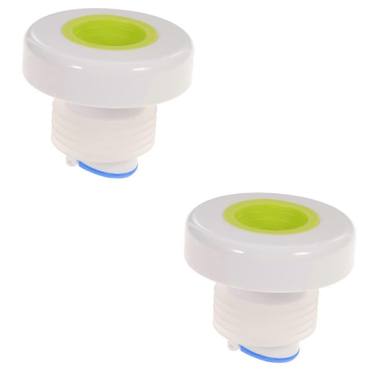 Anti-Odor Universal Drain Seal Plugs 2-Pack for Waste Pipe Covering, PVC Seal Ring Compatible with Standard Drain Systems