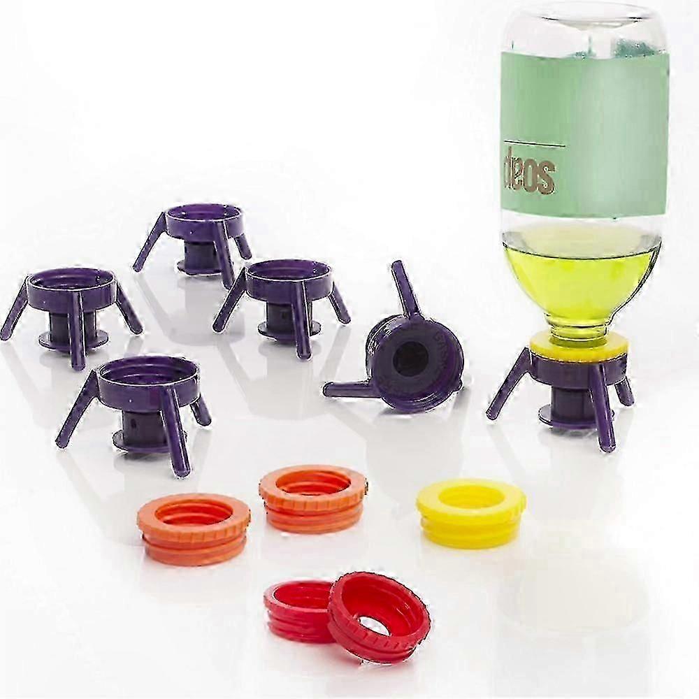 Universal Bottle Stand Cap Kit for Emptying Containers Efficiently Fits Most Plastic Bottles