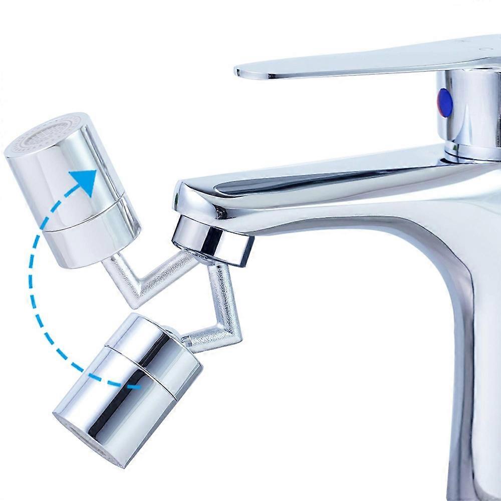 720-Degree Universal Rotating Faucet Anti-Splash Spout Filter Dual-Function Faucet, Specification: Two Sections