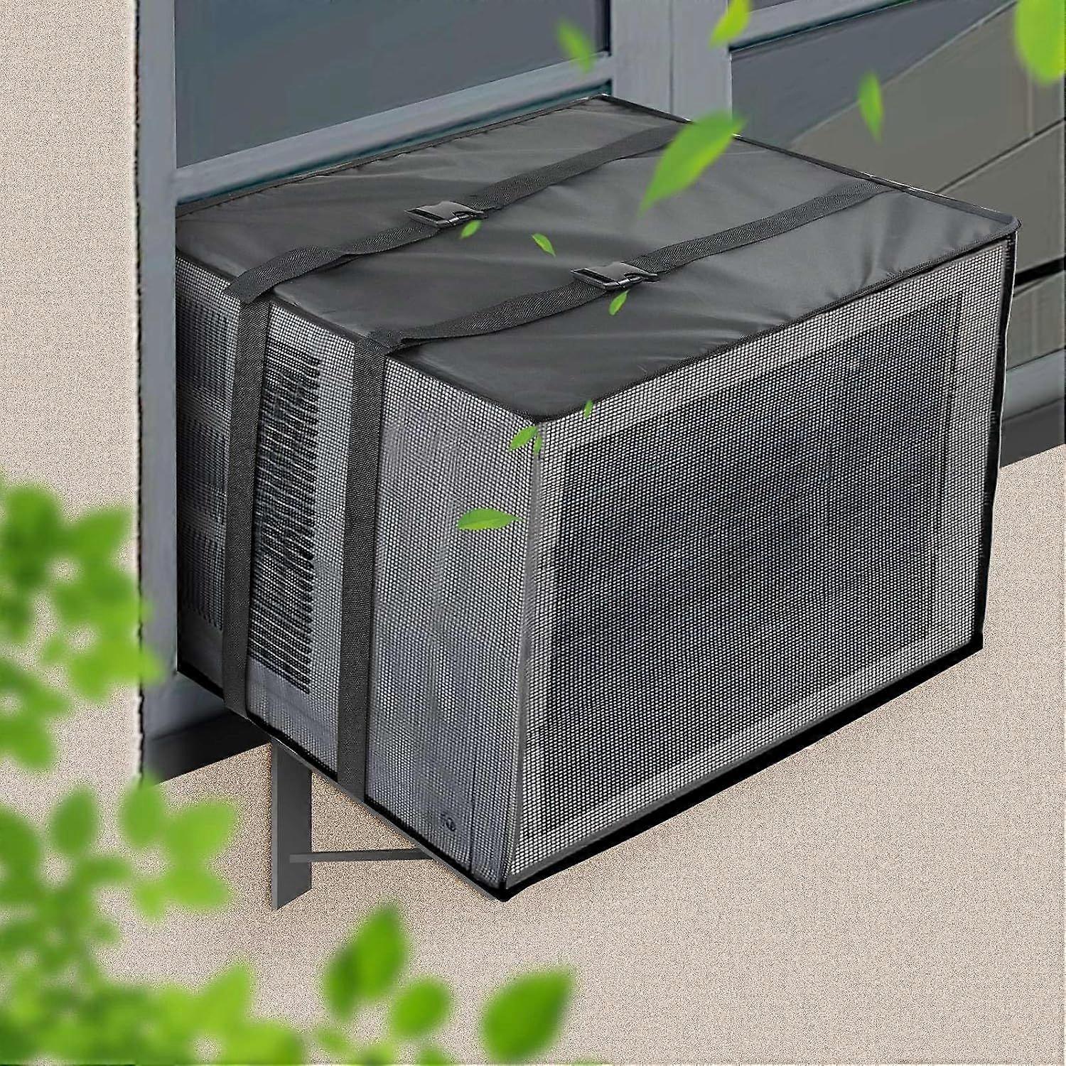 Mesh Air Conditioner Cover, 21" W  15.8" D  15" H Ventilated Window Air