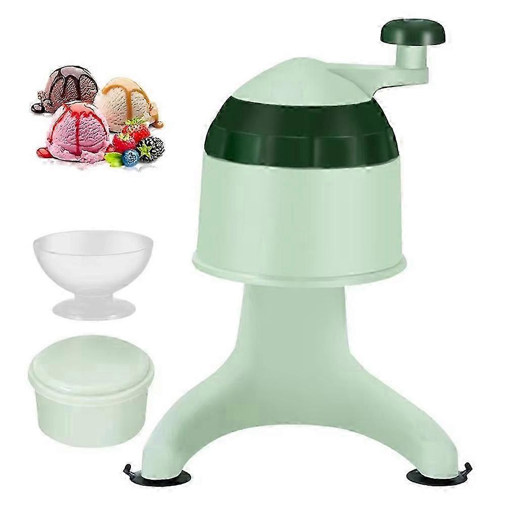 Manual Ice Shaver, Summer Snow Cone Machine for Flavored Snacks hwy