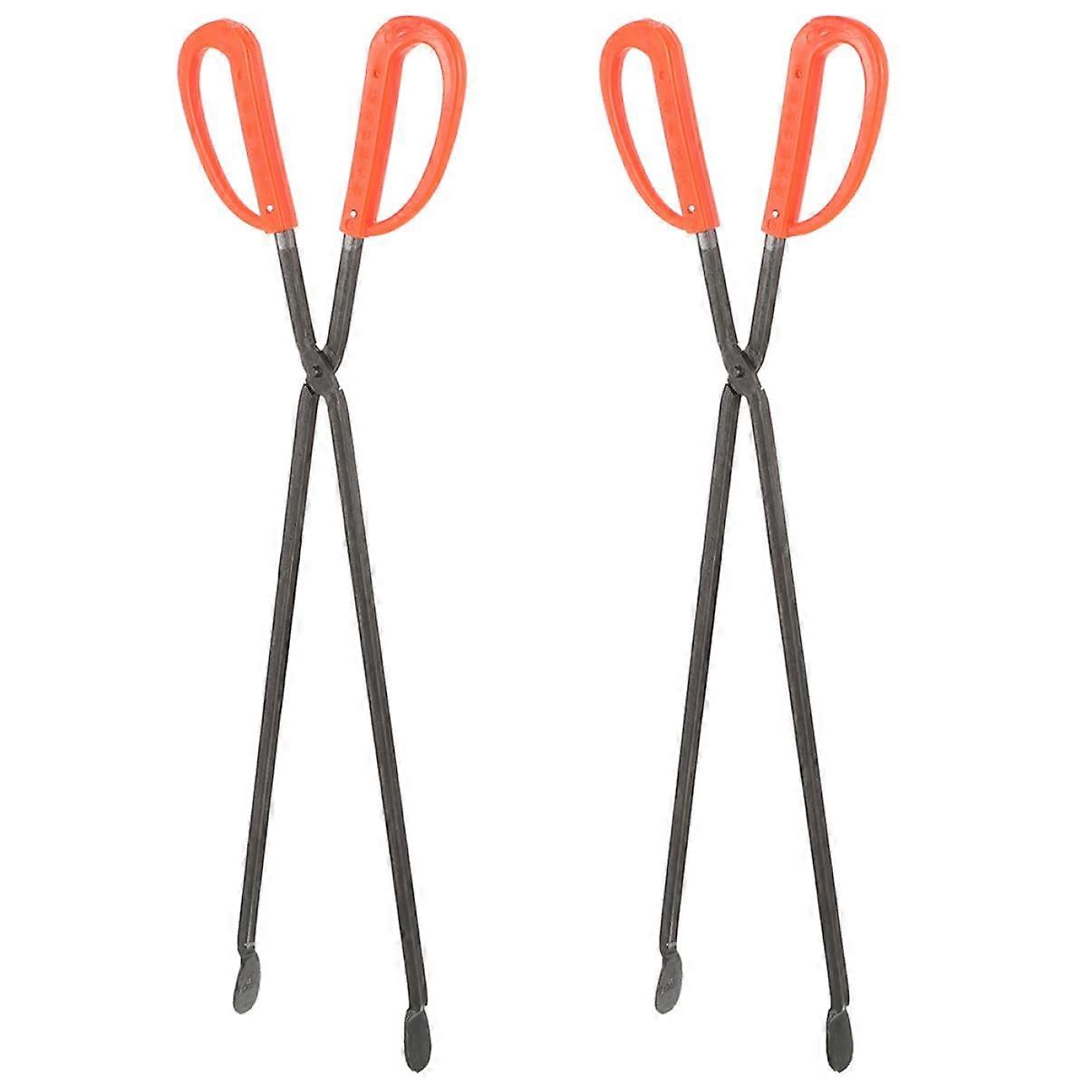 1 Set of Tongs Reacher Grabber Crab Grabber Grab Stick Rubbish Clips Pack of 2