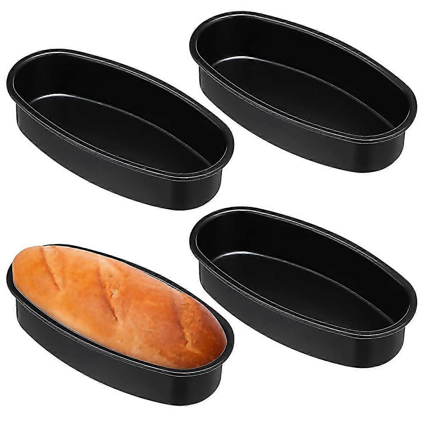 For 4 packs oval cheesecake pan large cake mold for baking