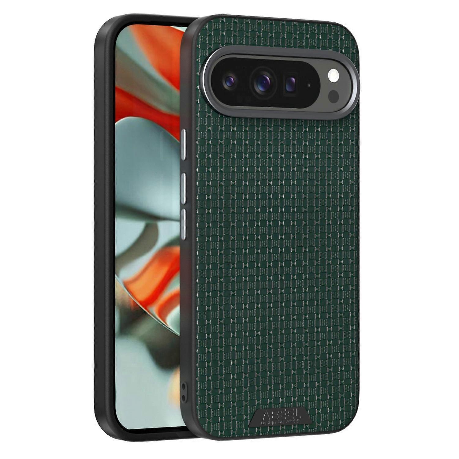 ABEEL For Google Pixel 9 Pro XL Case Compatible with MagSafe Textured Micro-Embossing Back Cover