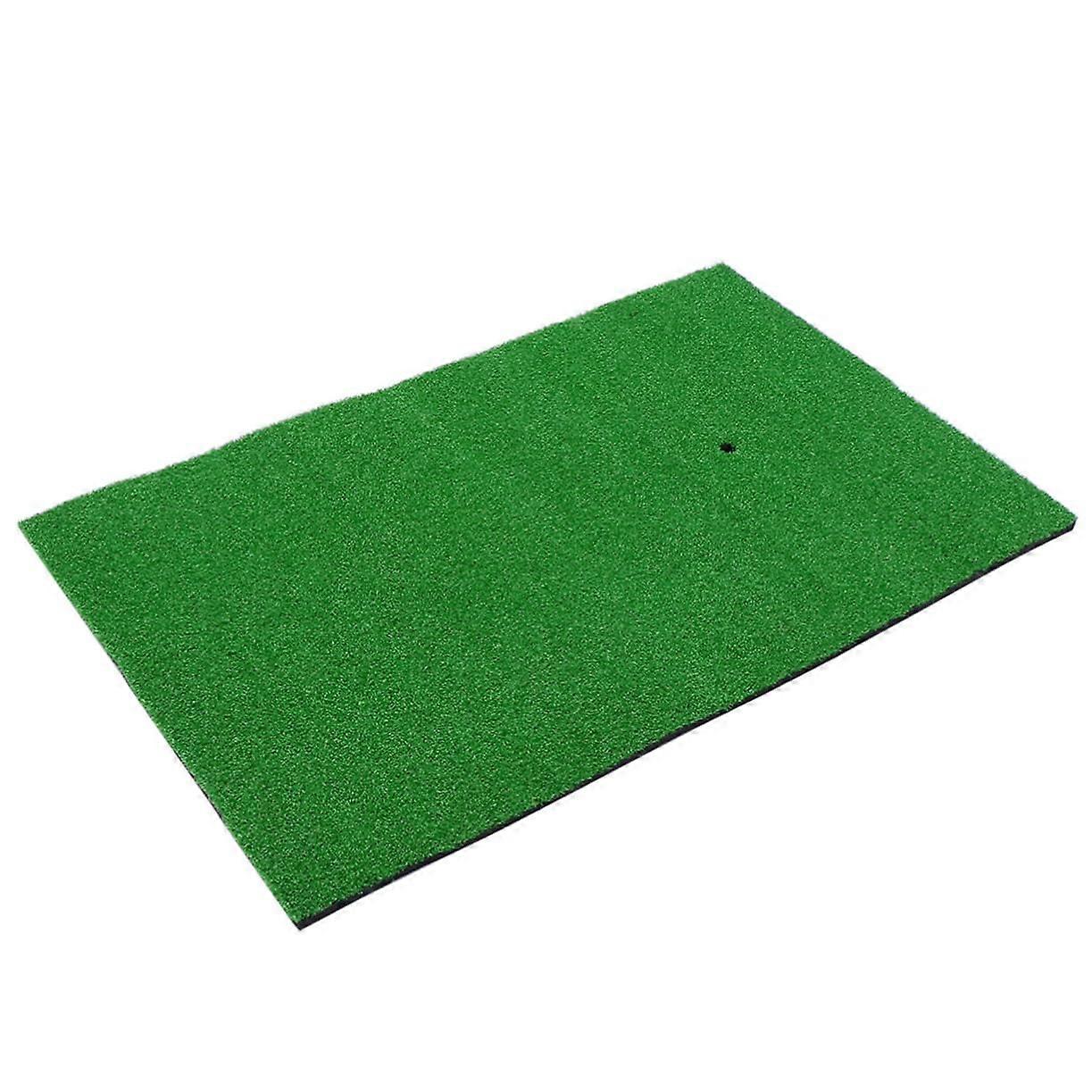 Indoor Practice Mat With Realistic Turf Golf Swing Training, Home Use, Durable Portable Hitting Surface For Beginners