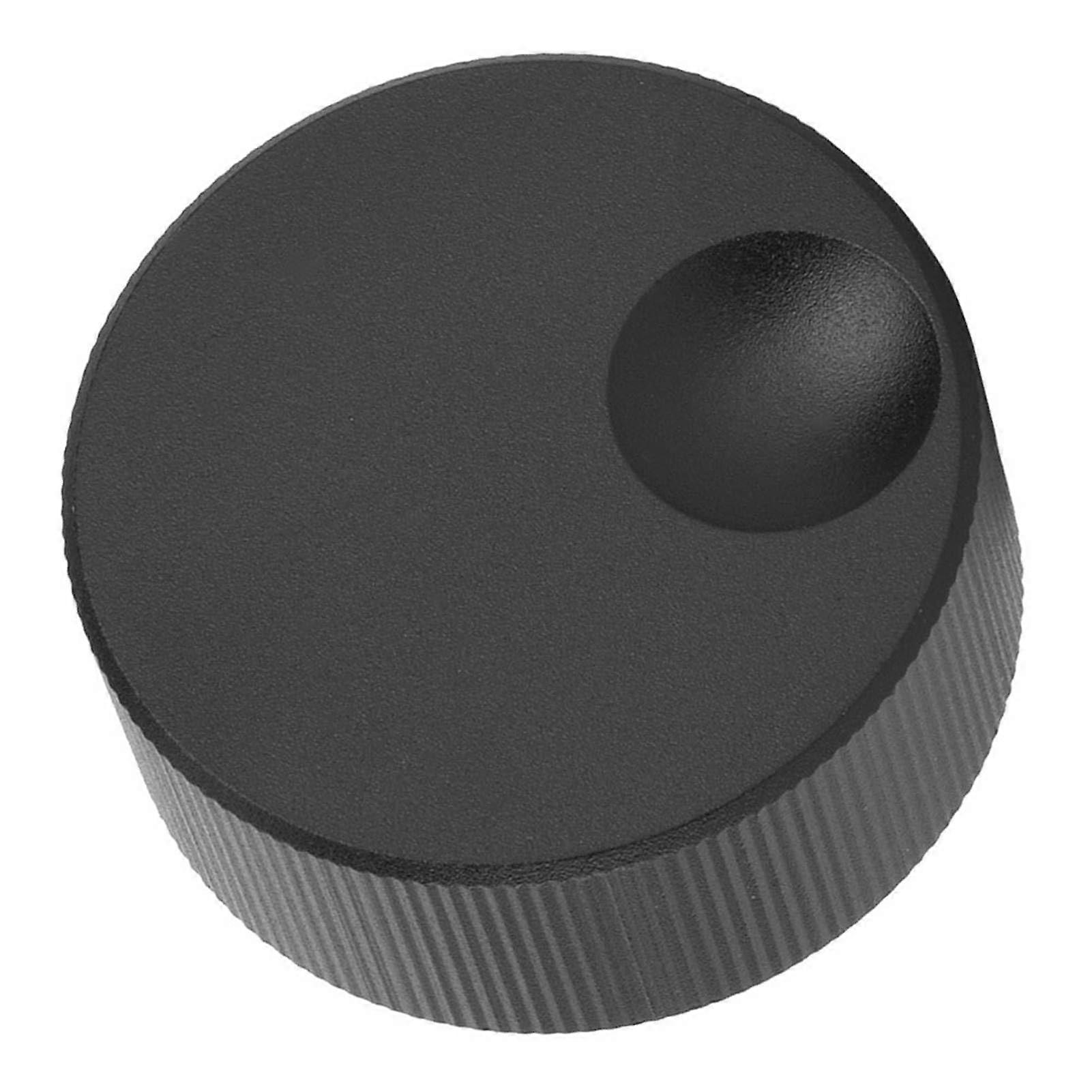 Volume Knob Aluminum Black Frosted Solid 32x13 Mm 6 Mm Potentiometer Compatible Easy Install