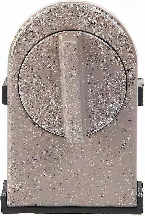 Heavy Duty Adjustable Security Door Lock with Rotary Switch for Sliding Window, Anti-Theft Metal Stopper for Enhanced Safety