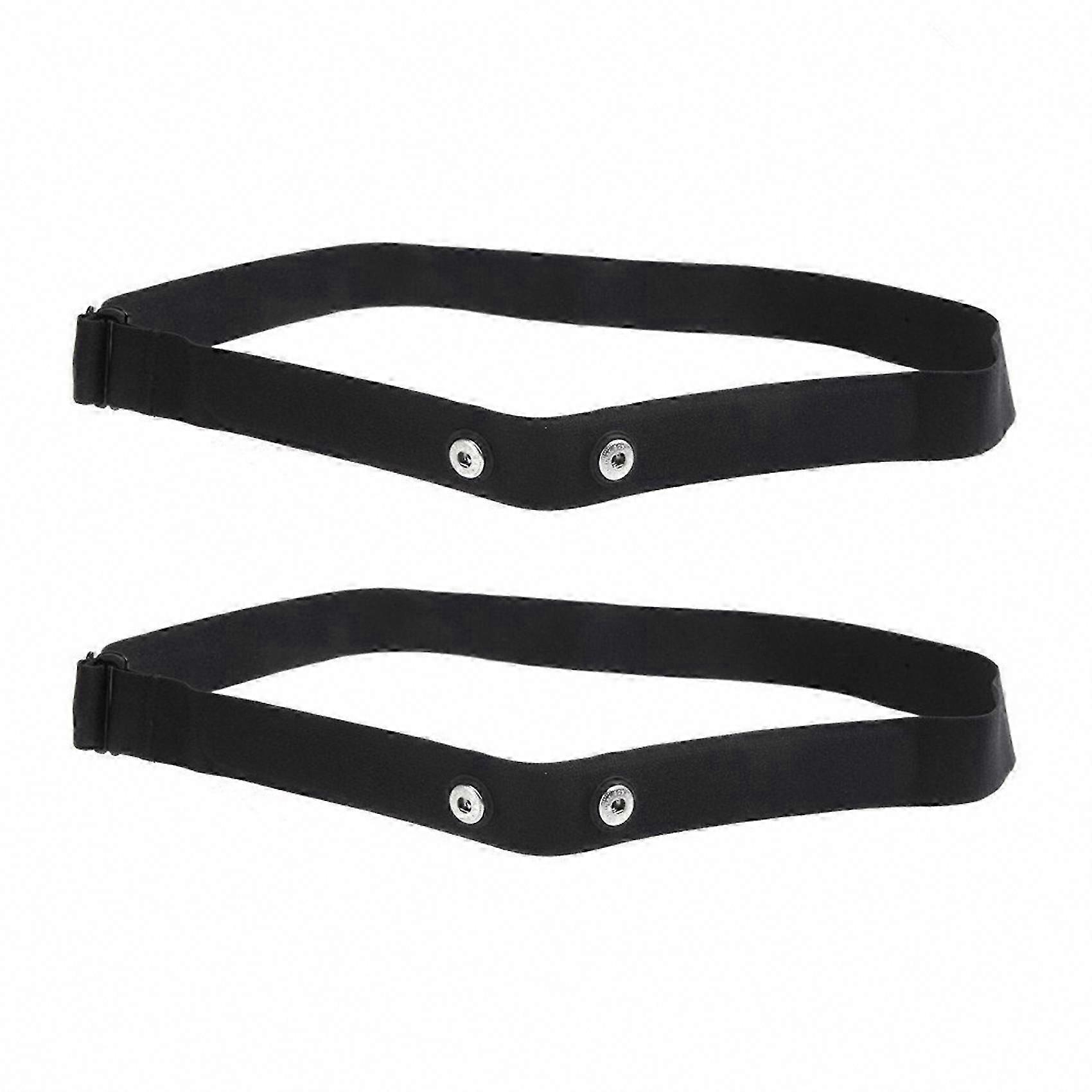 2Pcs Elastic Heart Rate Chest Strap Bands for Geonaute Heart Rate Monitor Sensor Belt