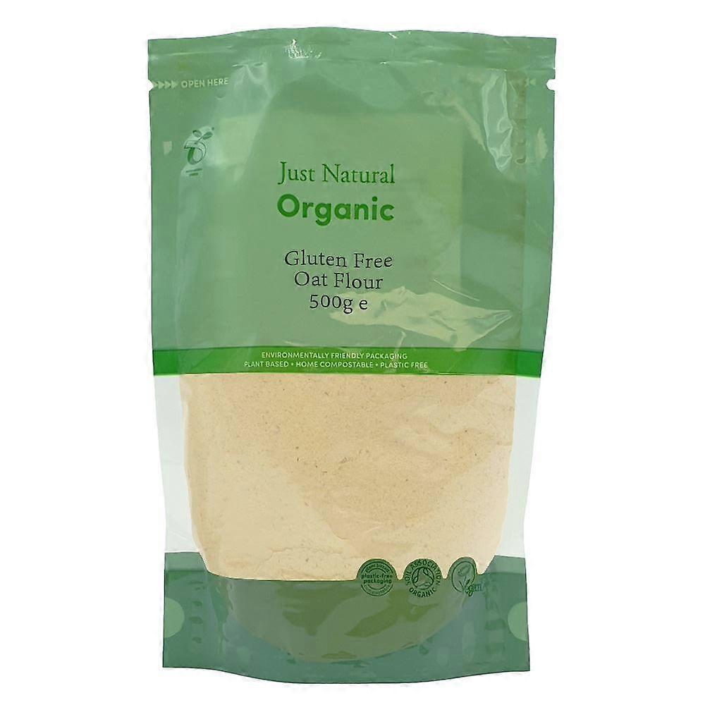 Just Natural Gluten Free Organic Gluten Free Oat Flour 500g - 3 Pack