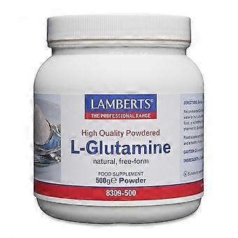 Lamberts L-Glutamine Powder 500g - 2 Pack