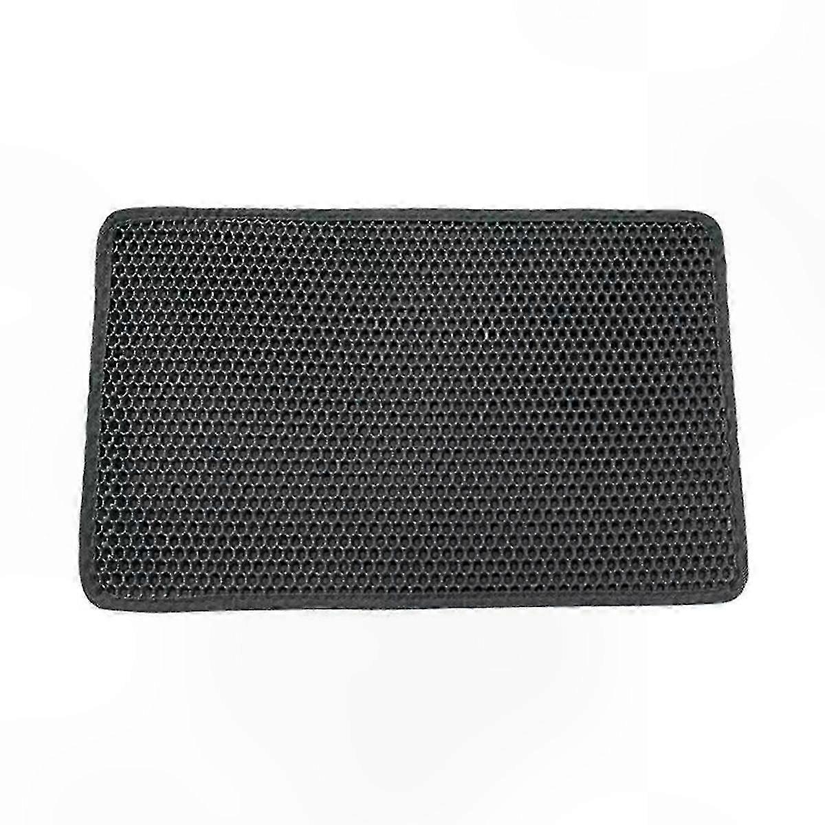 Double Layer Cat Litter Mat Trapping Pet Carpet Bed Pad for Cats hwy