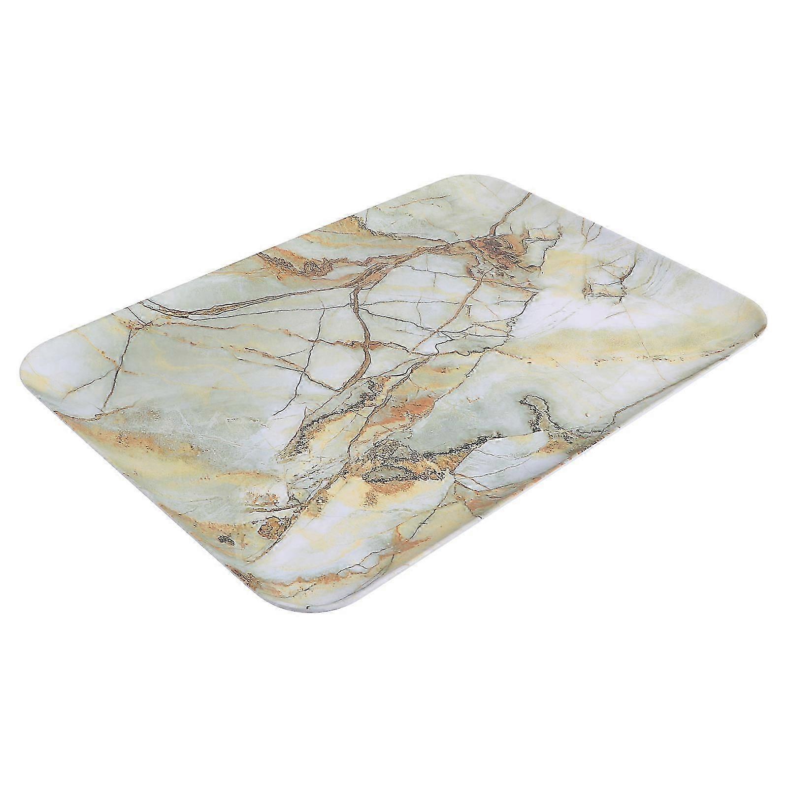 Marble Texture Storage Tray for Home Organization in Multi Color Premium Melamine Material 1Pc