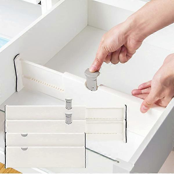 Organizer Drawer Divider, Set of 4 Adjustable Drawer Dividers, home organization, storage.