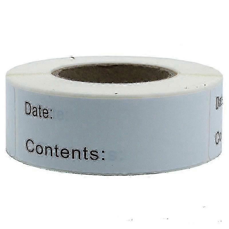 250 Pieces Removable Food Storage Labels Freezer Labels 9.8'' X 29....