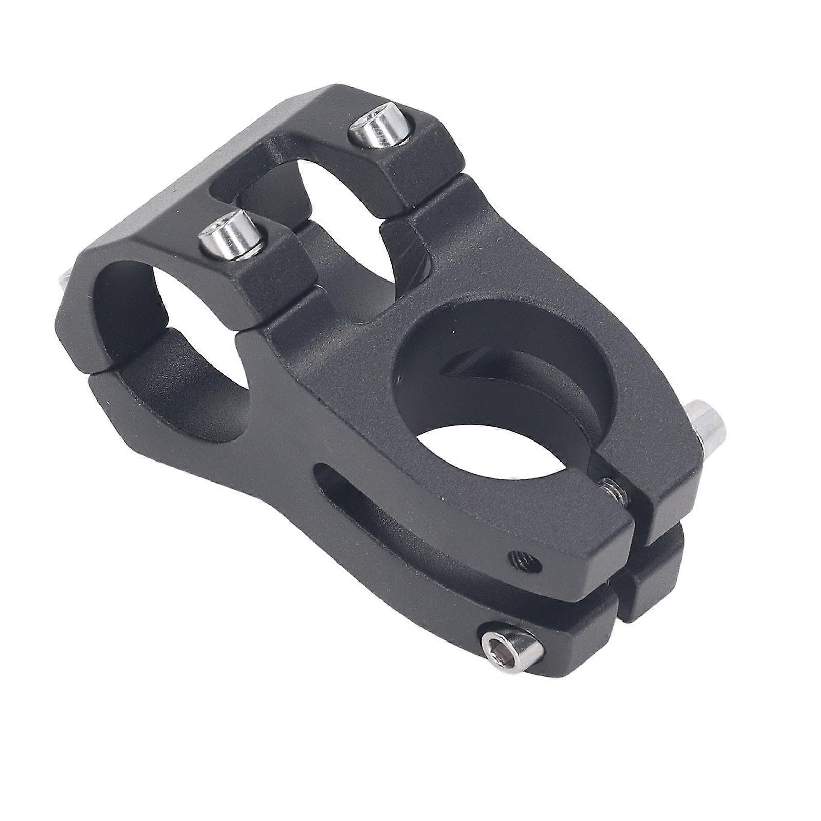 MTB Riser Handlebar Stem Black Aluminum Hollow 136g Light