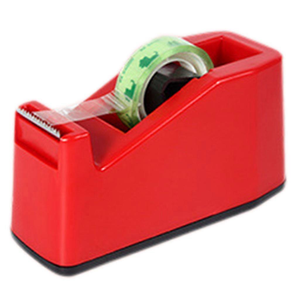 Non-Slip Base Plastic Stickys Tape Holder For Desk Sharpen Safe Cutter for Business Home Use
