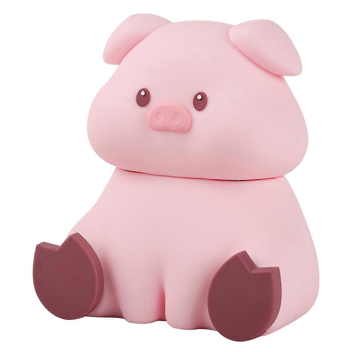 Mini Cute Animals Bluetooth Speaker Wireless Bluetooth 5.2 Loudspeaker MP3 Music Player with Phone Holder Pig