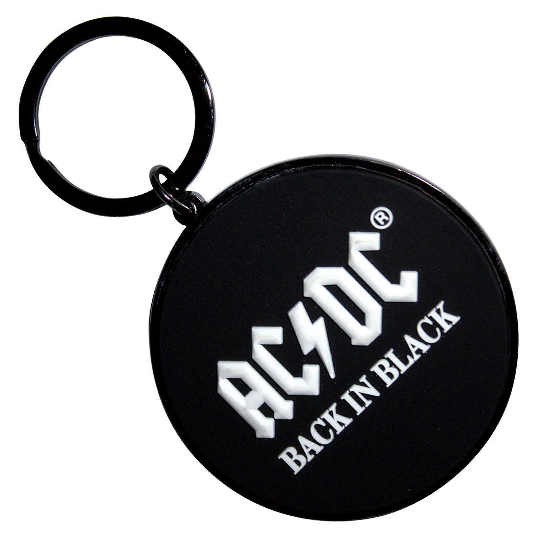 AC/DC Back In Black keyring Keychain