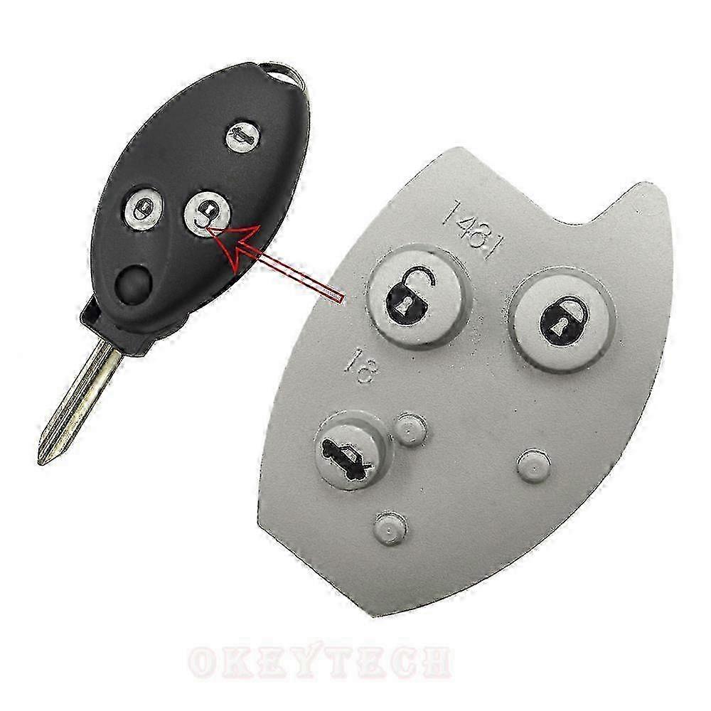 OkeyTech Flip Key Case for Citroen C2 C3 C4 C5 C6 Picasso Berlingo 3-Button Remote Repair Cover Fob Edition 0903