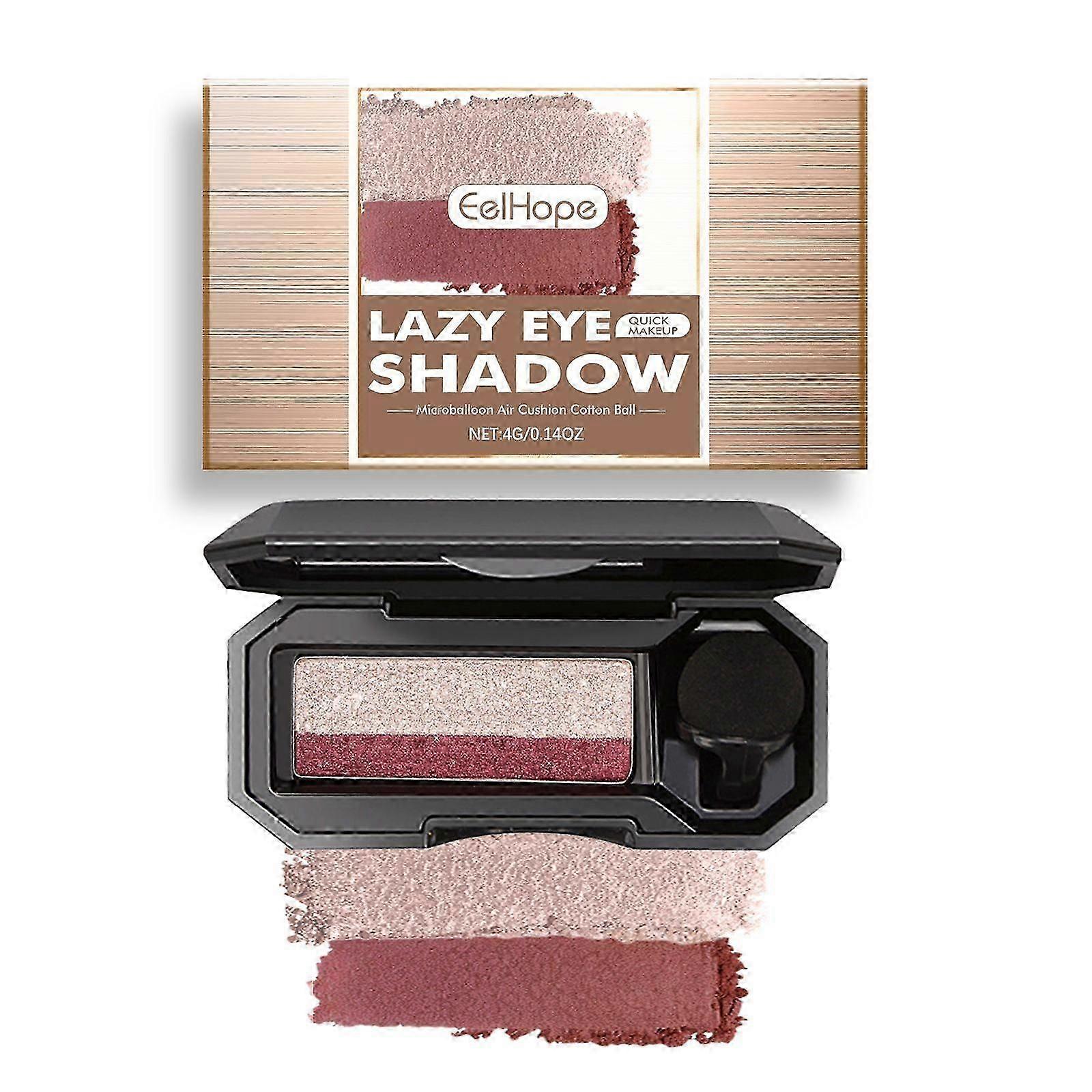 Lazy Eye Shadow, Natural Development Pearlescent Matte Beginner Daily Makeup Glitter Eyeshadow