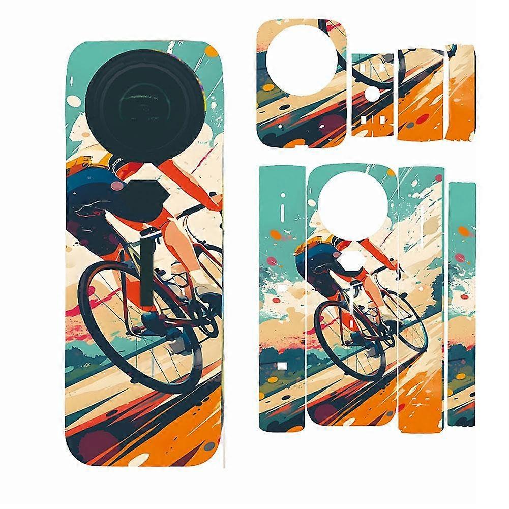 Camera Decorative Stickers for Insta360 X5 Protective Stickers Colorful PVC Scratchproof Removable 06