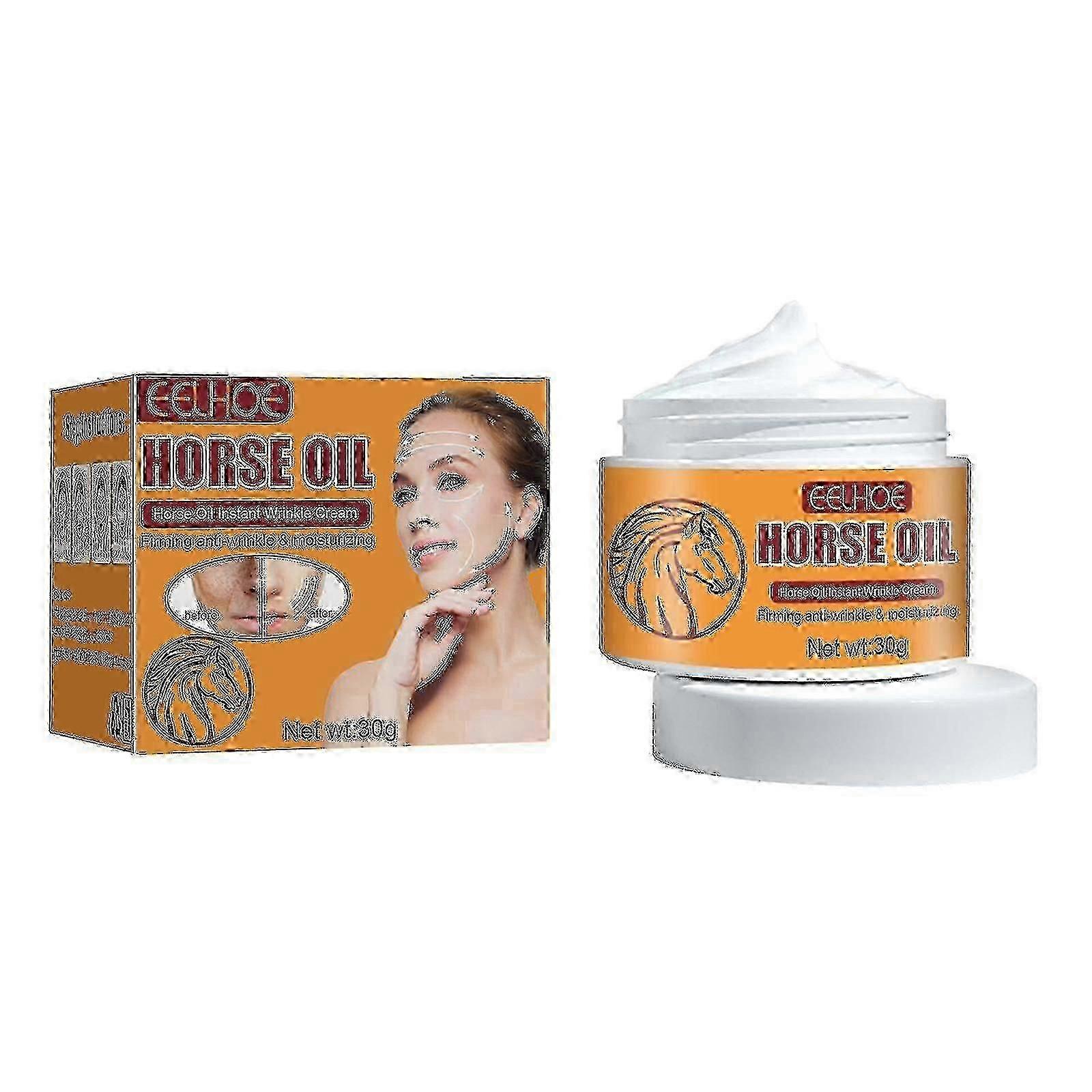 Eelhoe馬油インスタント抗しわクリーム