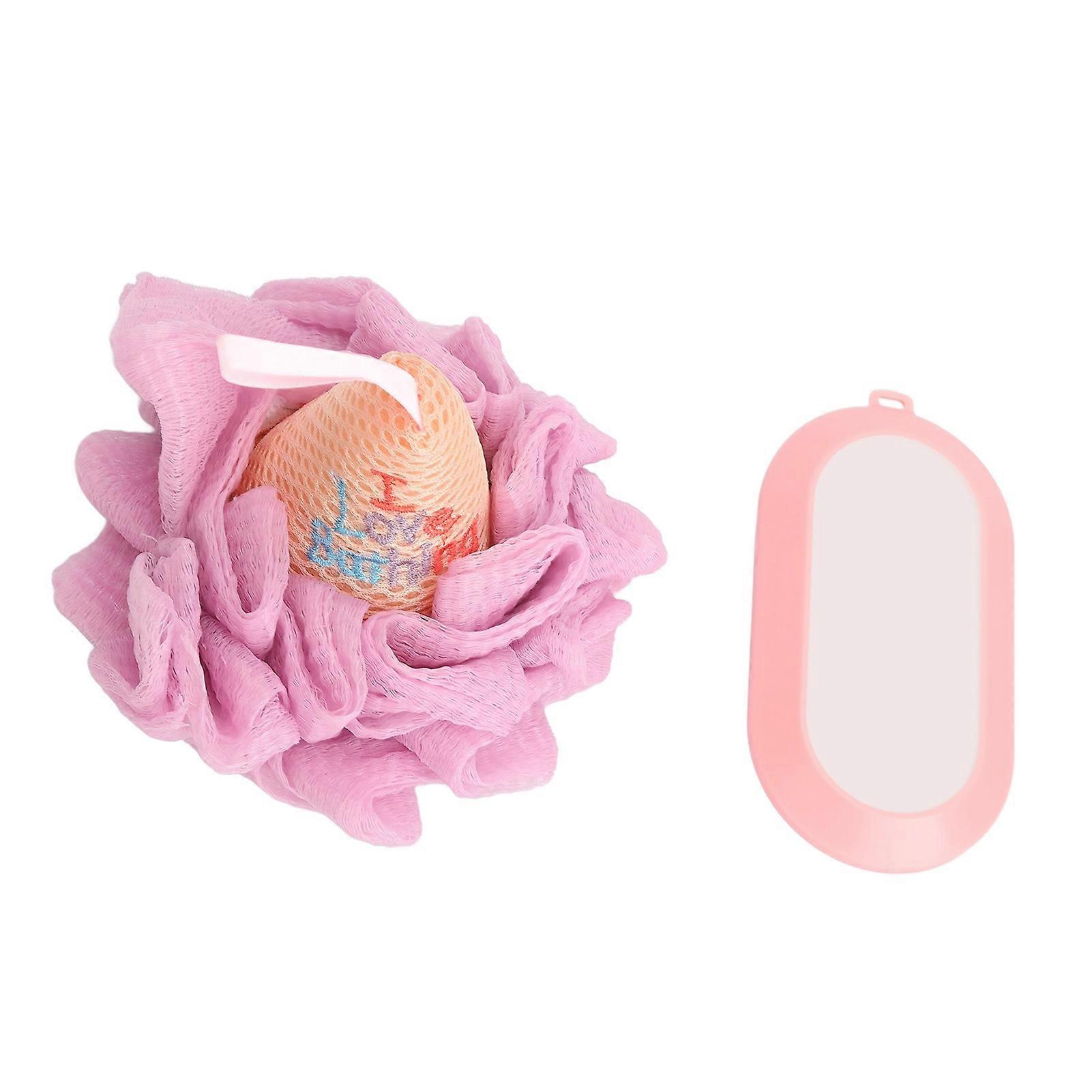 Bath Shower Scrubber Sponge Deep Clean Mesh Body Wash Massager