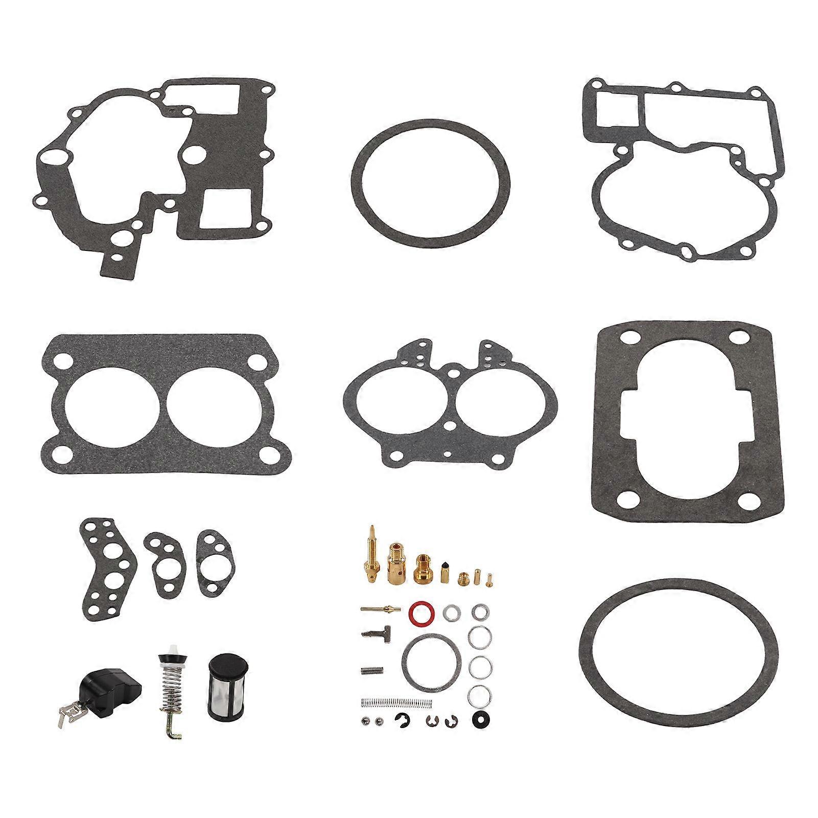 Carburetor Repair Kit 33049565A7 Stable Performance Replacement for Mercruiser Marine 3.0L 4.3L 5.0L