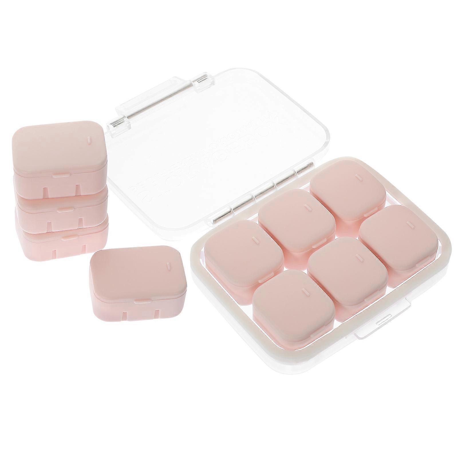 Medicine Organizer Travel Multi-Compartment Dispenser for Storage 4Sets