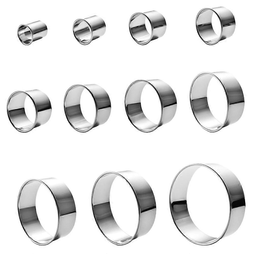 Cake Circle Metal Cake Ring for Baking 4Sets Stainless Steel