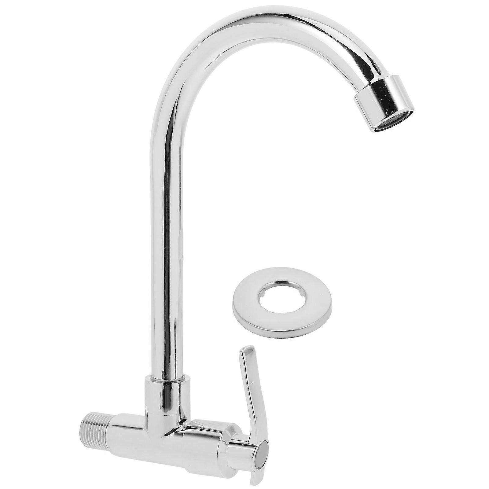 Household Kitchen Faucet Wall Mount for Single Cold Water 5Sets