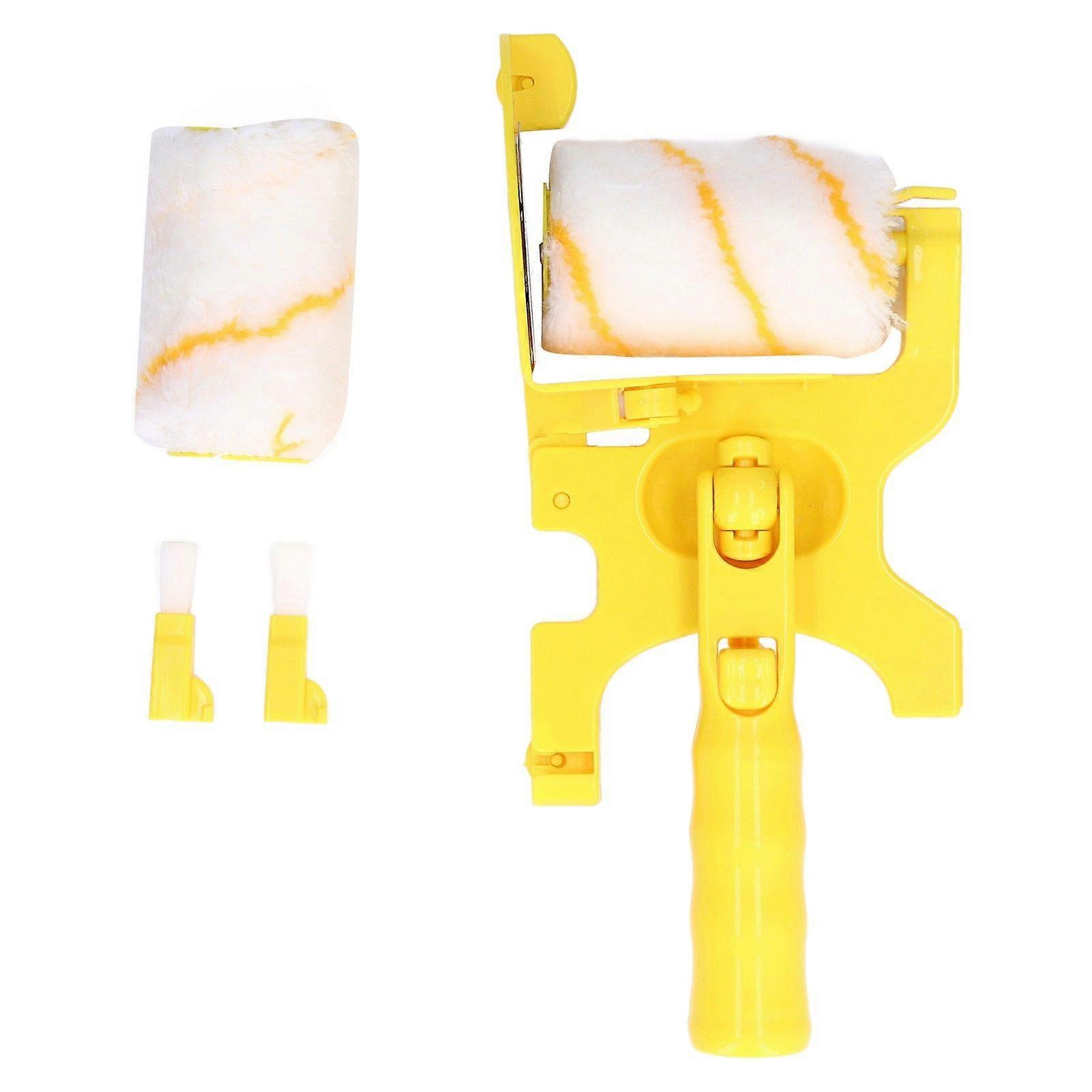 Paint Brush Multifunctional Convenient Handhold Paint Roller Kit with Roller Brushes for Home Office Room Wall Ceilings