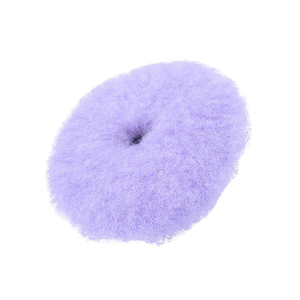Wool Polishing Pad for Car Use 130mm Polished Wool Buffing Pad Purple