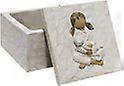 MAGICSHE Resin Memorial Box - Mini Cremation Urn for Dog, Cat, Bird - Small Urns