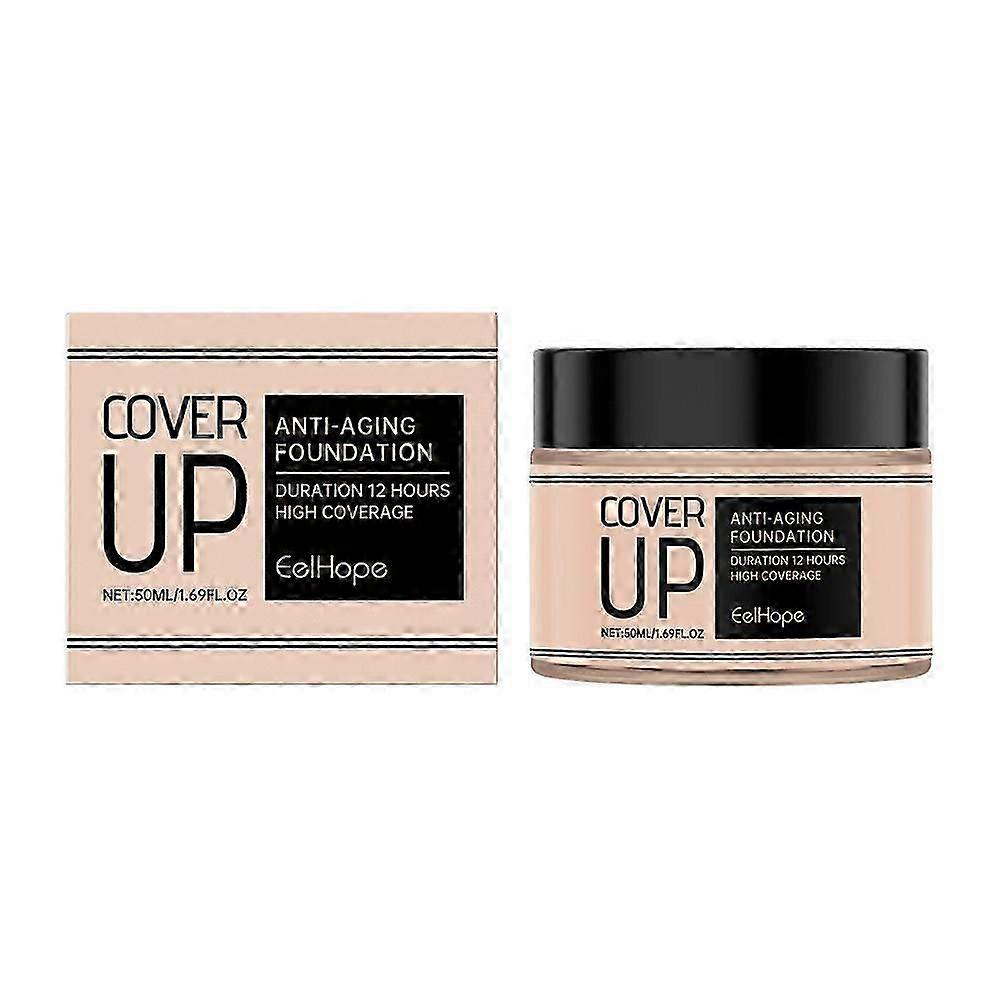 Cover Up Slow-Aging Foundations Duration 12 Hours High Coverage 50ml